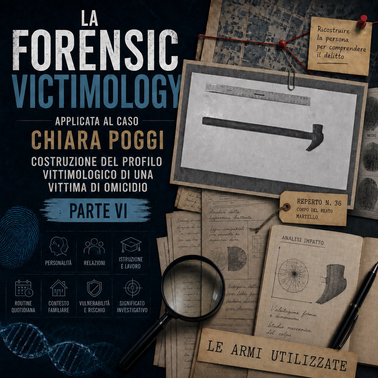 LA FORENSIC VICTIMOLOGY APPLICATA AL CASO CHIARA POGGI. COSTRUZIONE DEL PROFILO VITTIMOLOGICO DI UNA VITTIMA DI OMICIDIO – PARTE VI