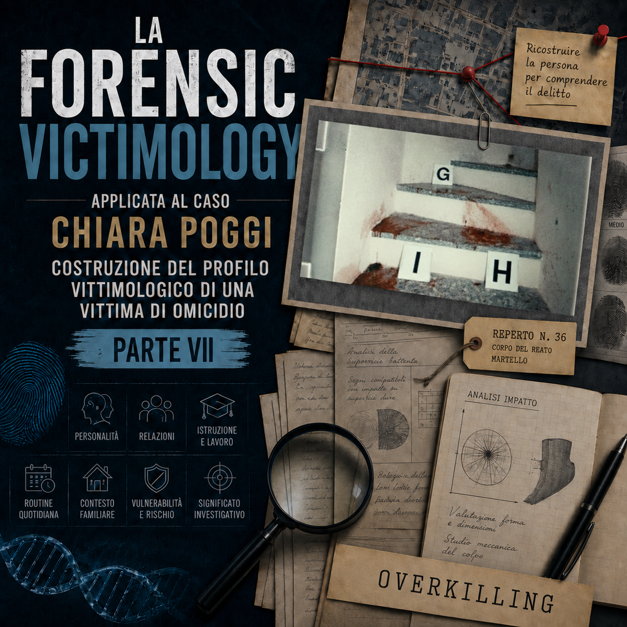 LA FORENSIC VICTIMOLOGY APPLICATA AL CASO CHIARA POGGI. COSTRUZIONE DEL PROFILO VITTIMOLOGICO DI UNA VITTIMA DI OMICIDIO – PARTE VII