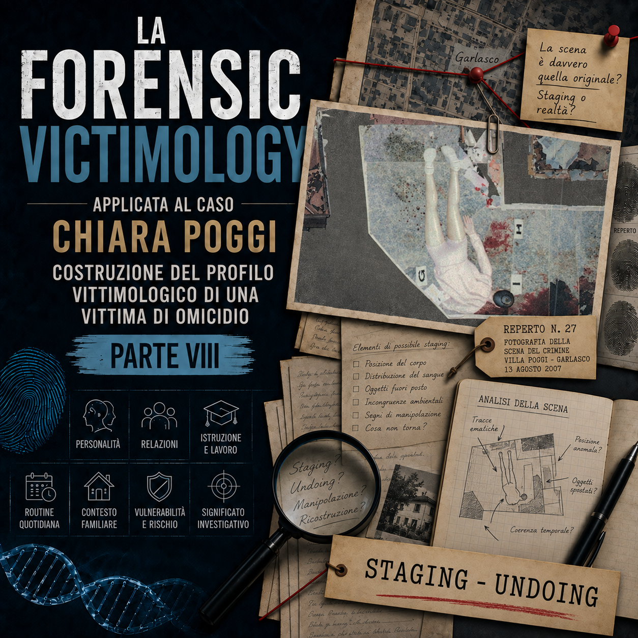 LA FORENSIC VICTIMOLOGY APPLICATA AL CASO CHIARA POGGI. COSTRUZIONE DEL PROFILO VITTIMOLOGICO DI UNA VITTIMA DI OMICIDIO – PARTE VIII