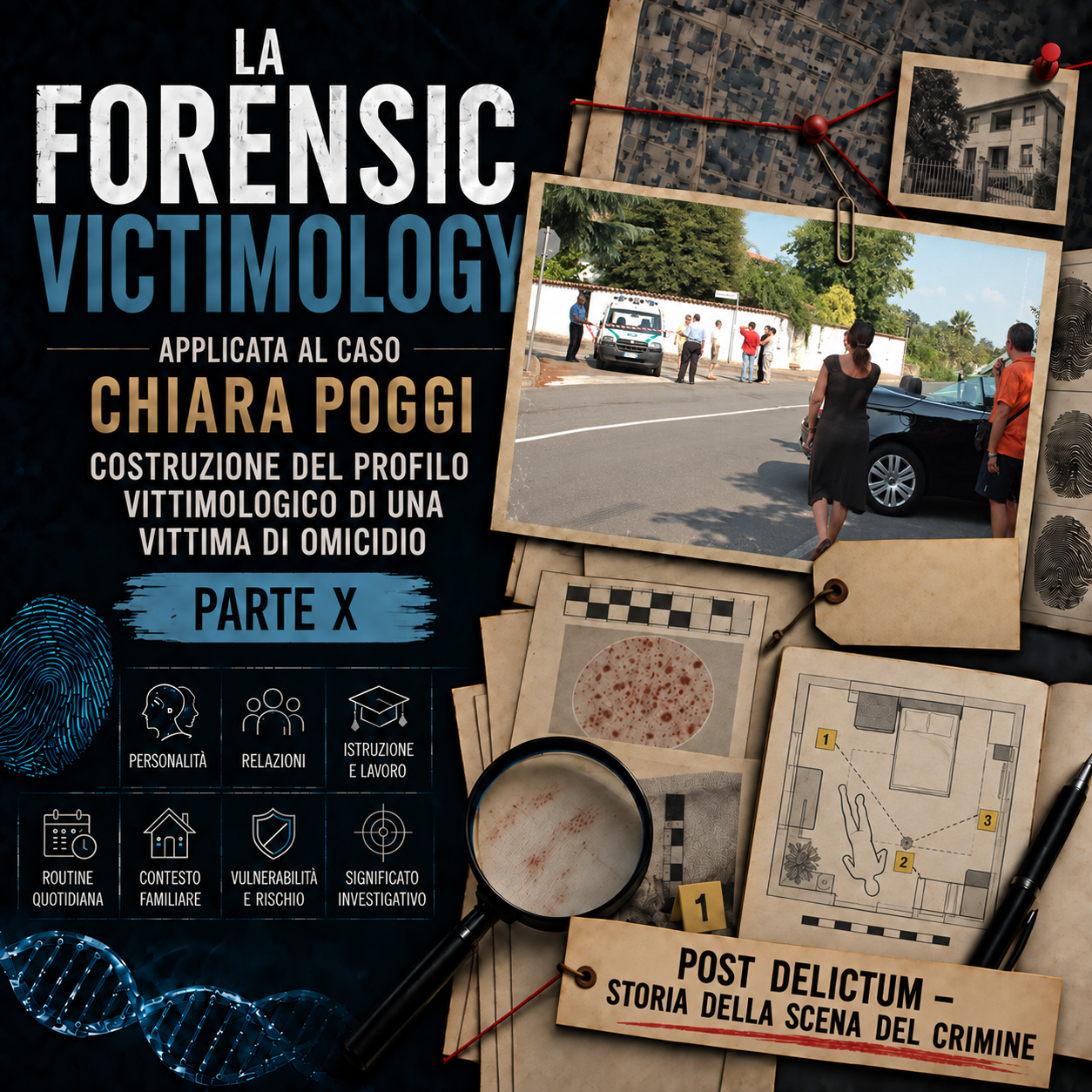 LA FORENSIC VICTIMOLOGY APPLICATA AL CASO CHIARA POGGI. COSTRUZIONE DEL PROFILO VITTIMOLOGICO DI UNA VITTIMA DI OMICIDIO -PARTE X