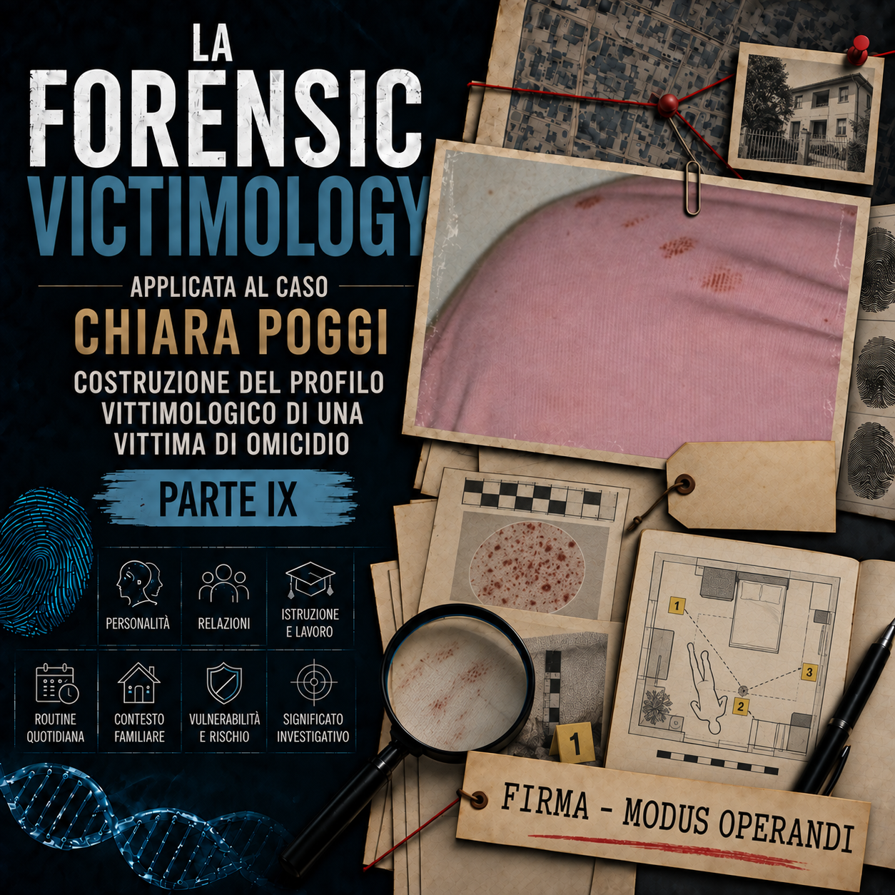 LA FORENSIC VICTIMOLOGY APPLICATA AL CASO CHIARA POGGI. COSTRUZIONE DEL PROFILO VITTIMOLOGICO DI UNA VITTIMA DI OMICIDIO – PARTE IX